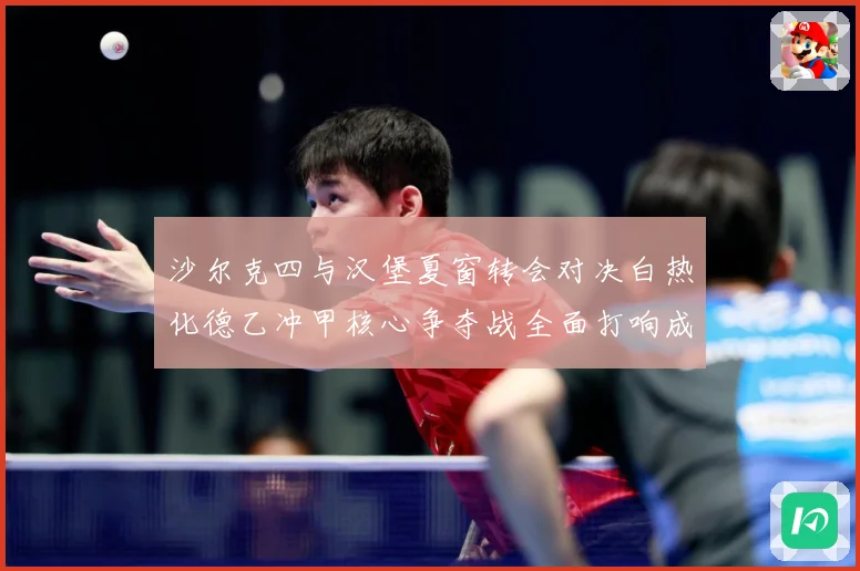 沙尔克四与汉堡夏窗转会对决白热化德乙冲甲核心争夺战全面打响成长观察